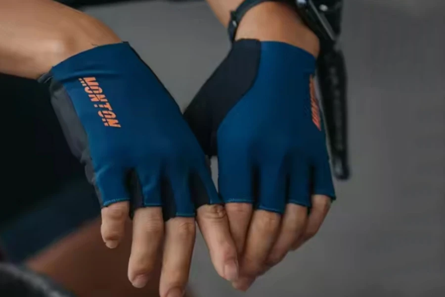 Guantes de ciclismo Shadow Blue para el verano