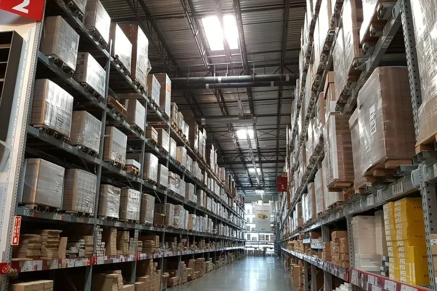 Fulfillment centers handle inventory received from suppliers or manufacturers