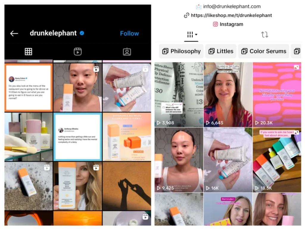 Los reels de TikTok se pueden publicar en Instagram