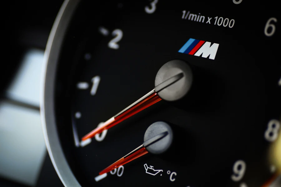 Tachometer of BMW M3 car