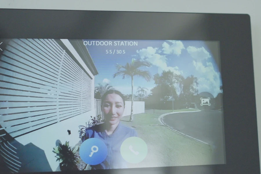 Video feed from smart door system