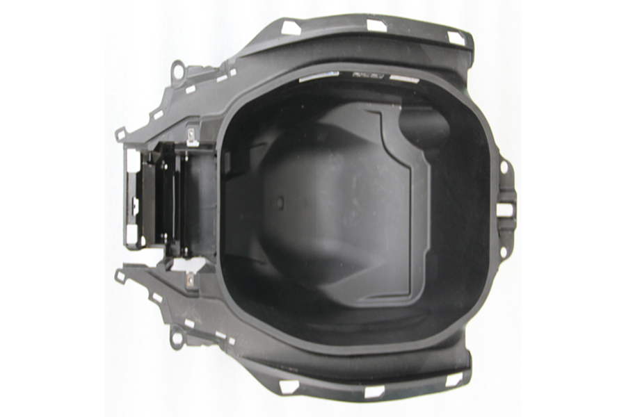 Boîte de queue noire pour motos