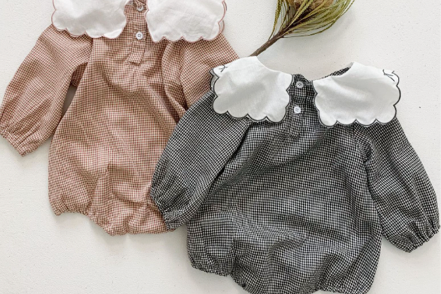 Детские блузки с эффектными воротниками