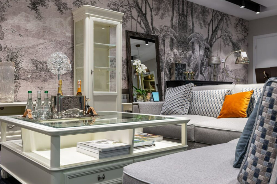 Papier peint au design botanique et nature