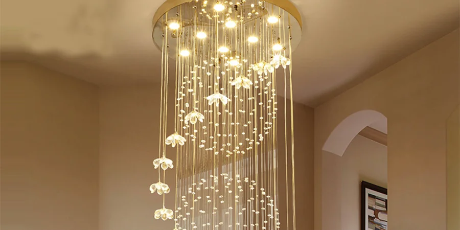 European-style modern led chandelier ceiling light