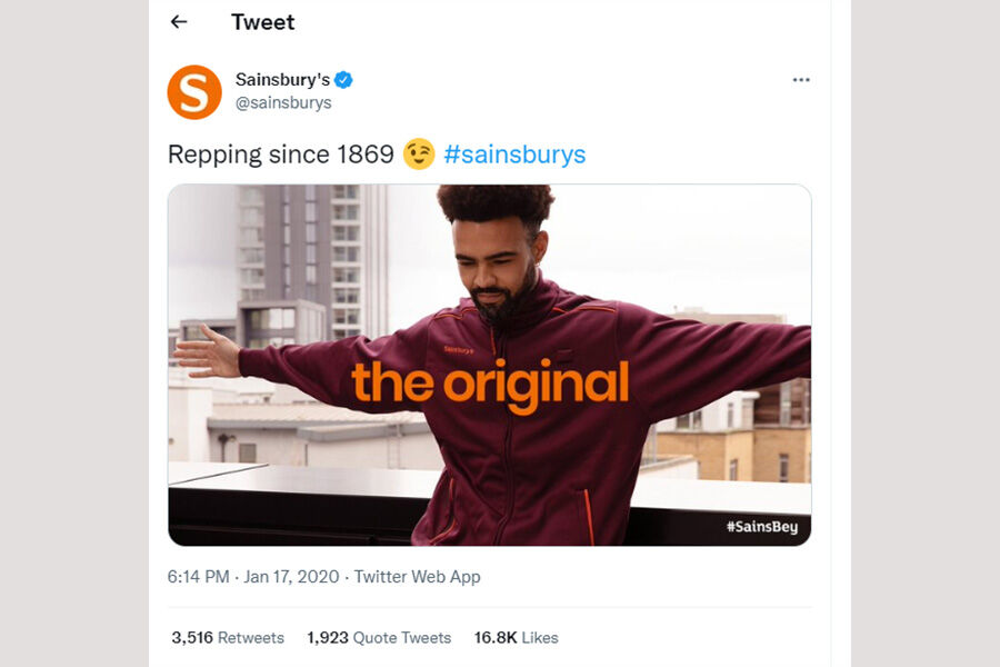 Sainsburys reaktiver Marketingbeitrag, der sich über Beyoncés Sammlung lustig macht