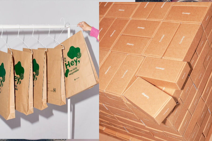 Продукты, упакованные с использованием экологически чистой упаковки