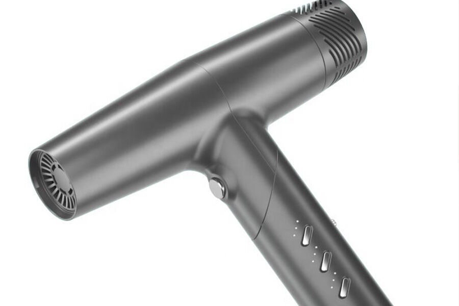 Secador de pelo construido con revestimiento cerámico