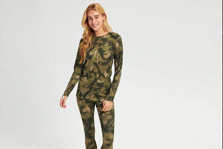 Lady in a base layer top and leggings