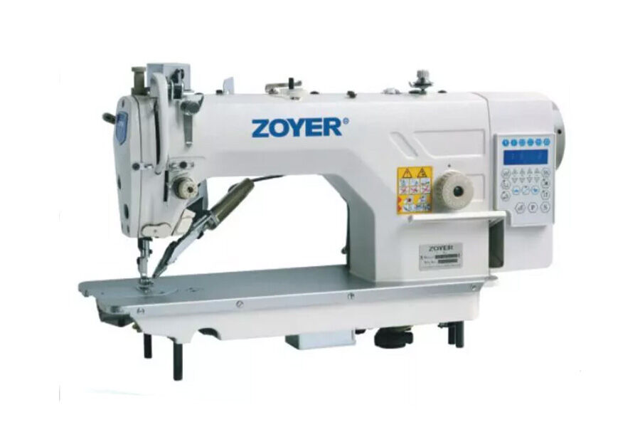 Белая промышленная швейная машина