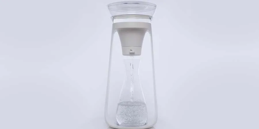 Water purifier on a grey background