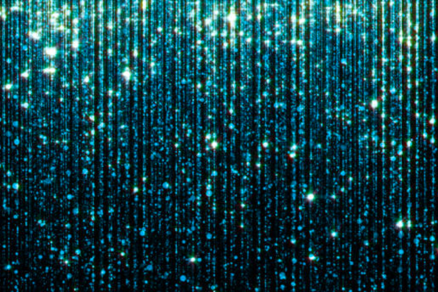 Luces de lluvia de lluvia de meteoritos en cascada a prueba de agua