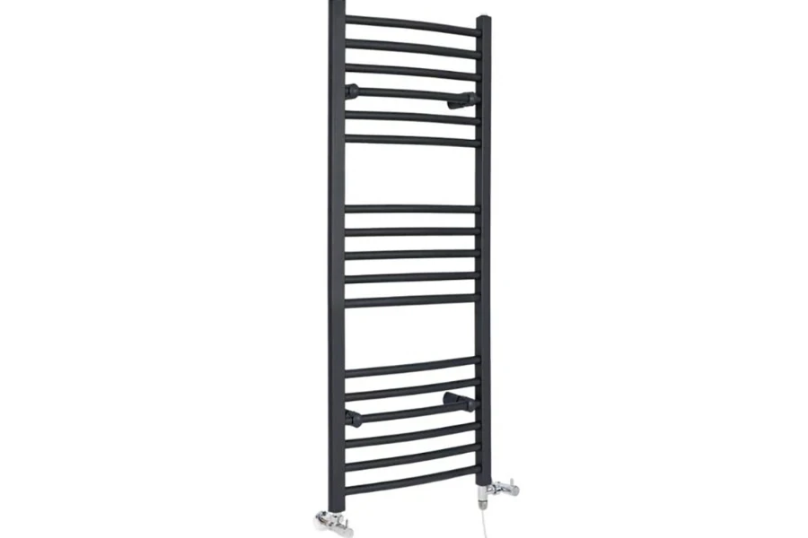 A dual-fuel heated towel rail