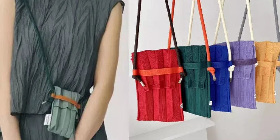 Colorful, simple and lightweight phone bags are among the favorites