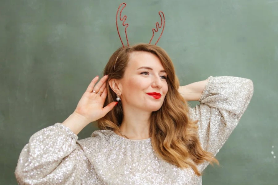 lady-flaunting-her-reindeer-headband
