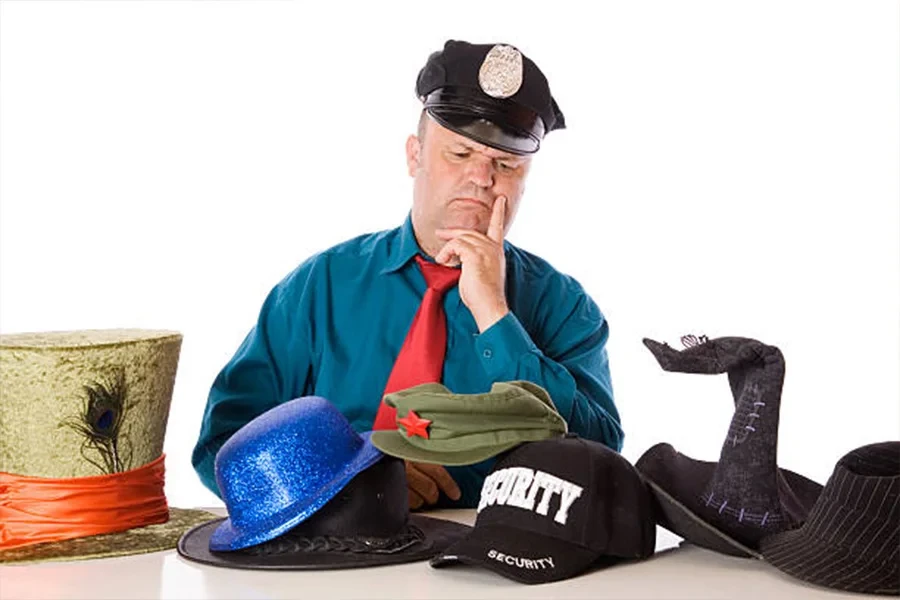 mannequins with different types of hats