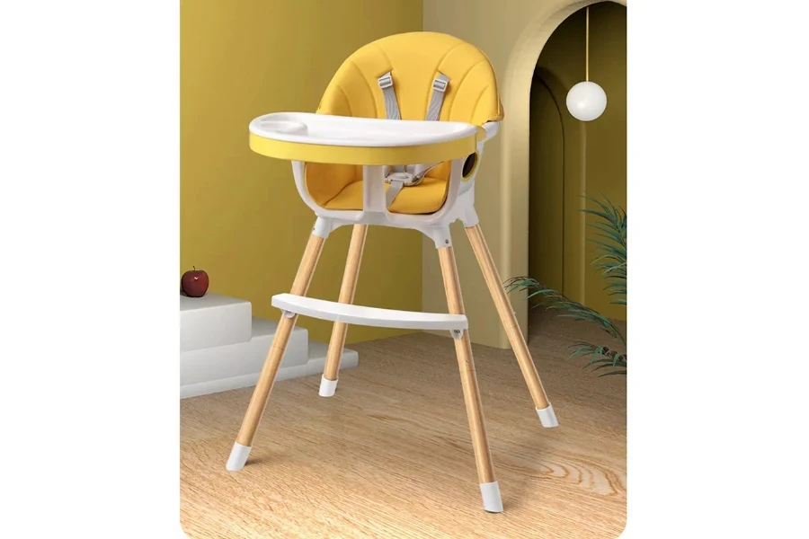 Silla de alimentación de plástico para bebés