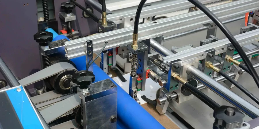 A large automated gluing machine