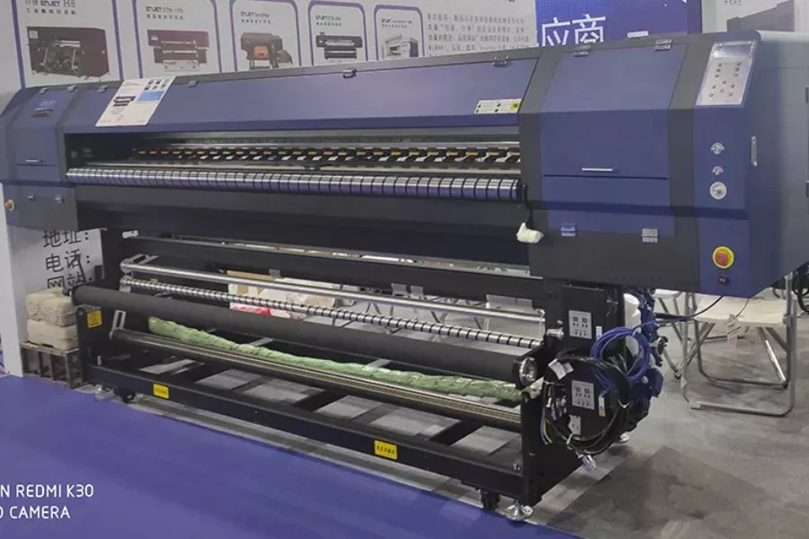 Высокоскоростная цифровая текстильная печатная машина