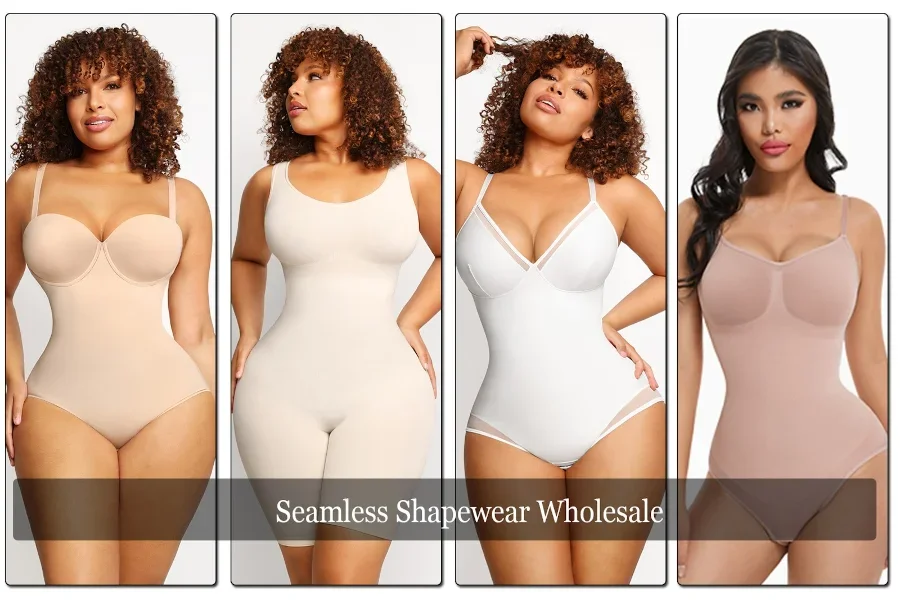 Lady rocking a seamless plus-size shapewear