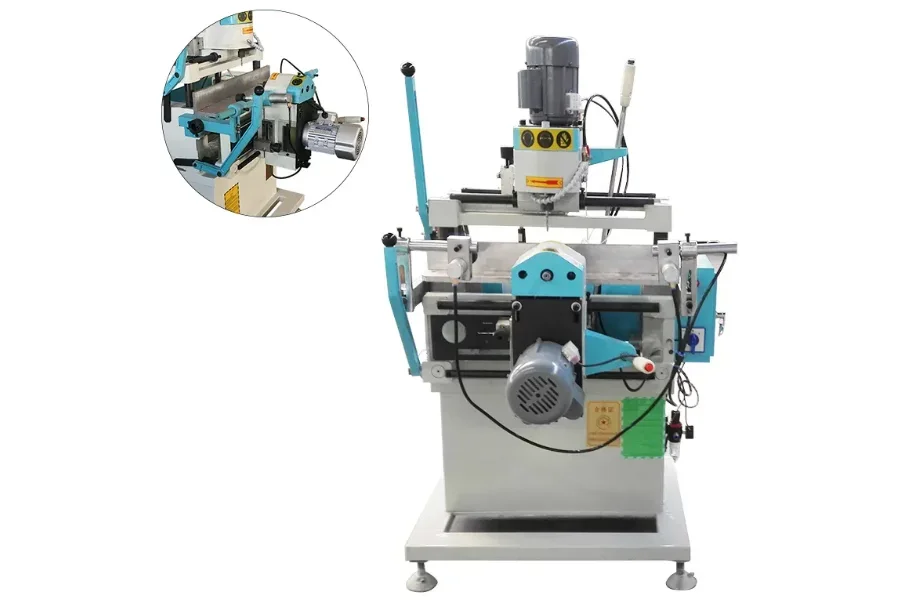 Copy router machine on white background