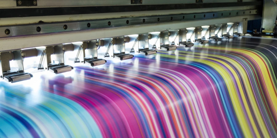 Printing machine operating at high speed