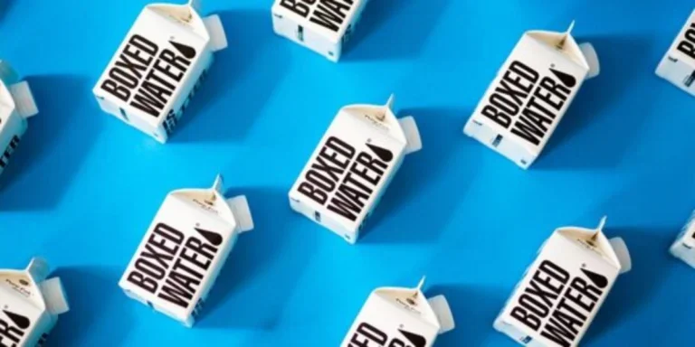 Boxes of water that have SEO optimized product descriptions