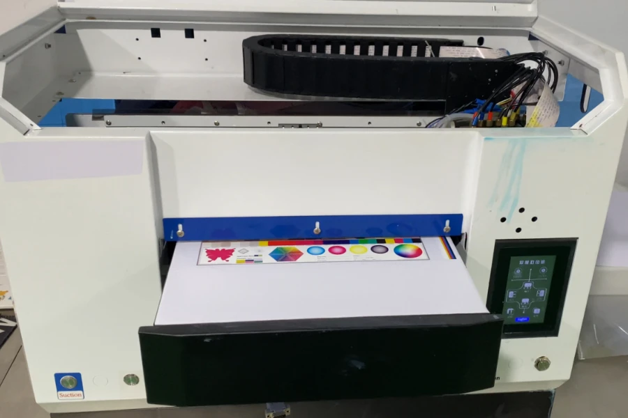 Example of a UV printer