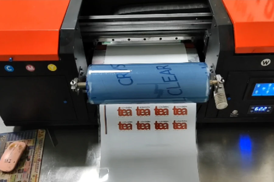 Imprimindo impressora UV DTF