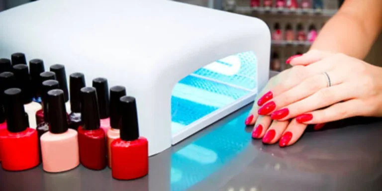 UV gel light and a variety of nail polish