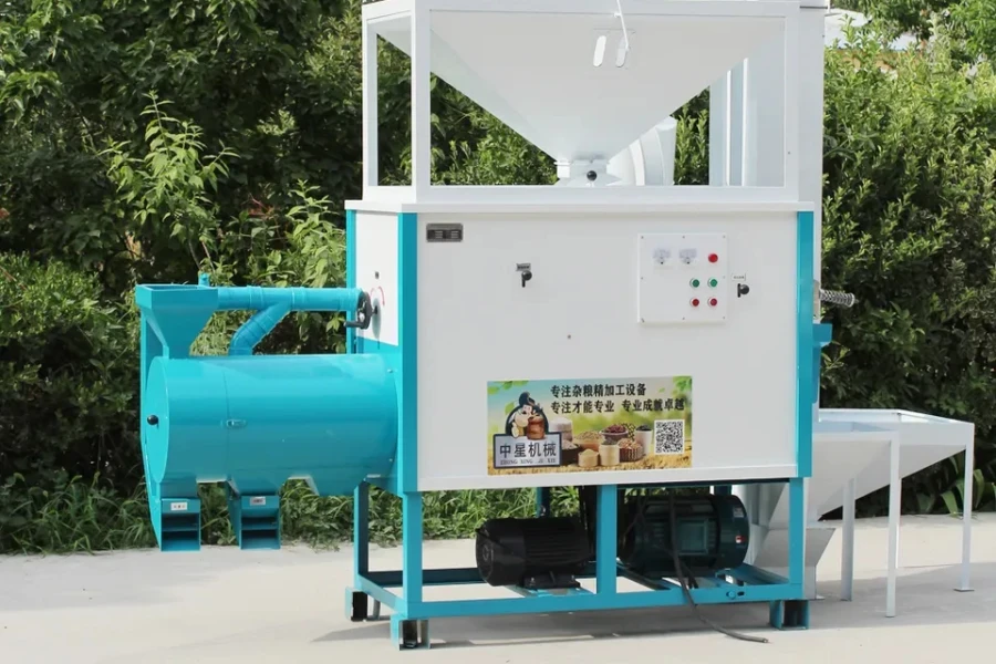 A commercial corn crusher machine