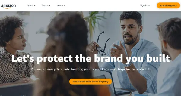 Amazon brand protection with brand registry