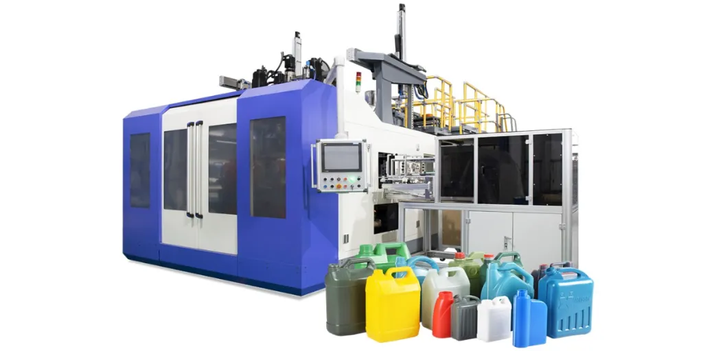 An electric blow molding machine and products it can make