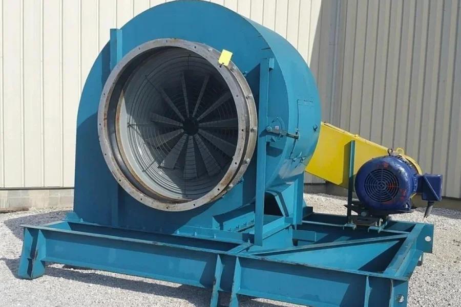 An industrial airfoil centrifugal fan