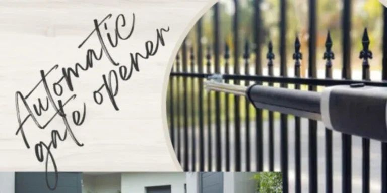 Automatic gate opener using remote and a phone