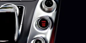 Closeup image of a car starter