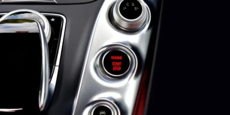 Closeup image of a car starter