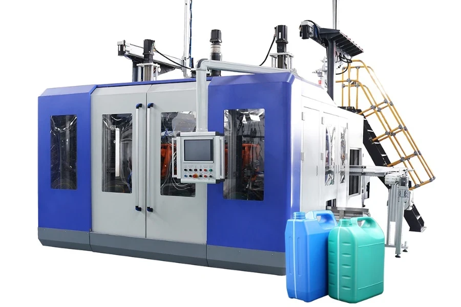 Electric blow molding machine