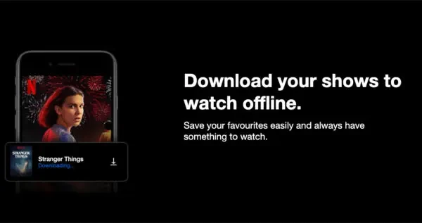 contoh personalisasi web oleh Netflix