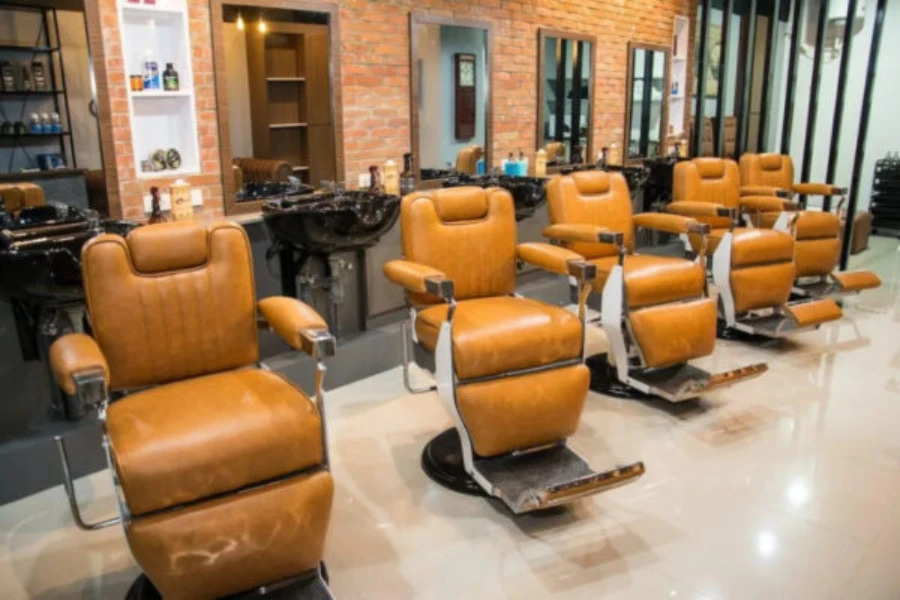 Heavy-duty barber chairs