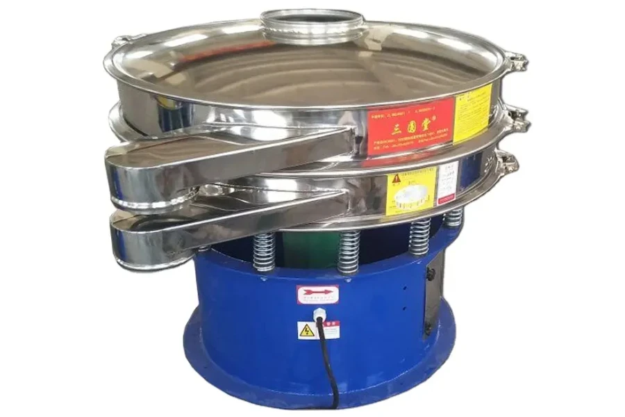 High frequency 1 deck mechanical sifter