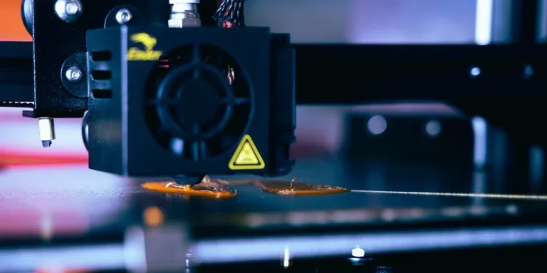 High technology machinery in close