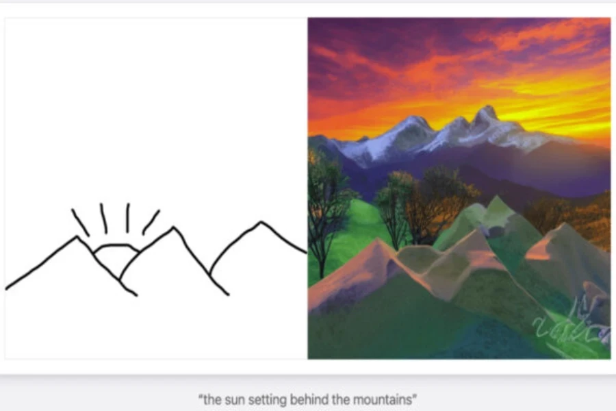 صورة من Scribble Diffusion