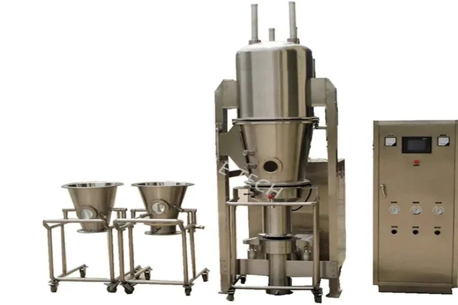 Multi-function fluid bed pharmaceutical granulator