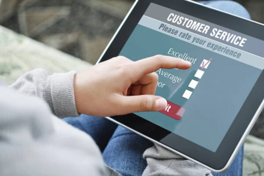 Survei kepuasan layanan pelanggan online