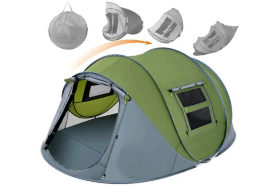 outdoor waterproof pop up camping tent