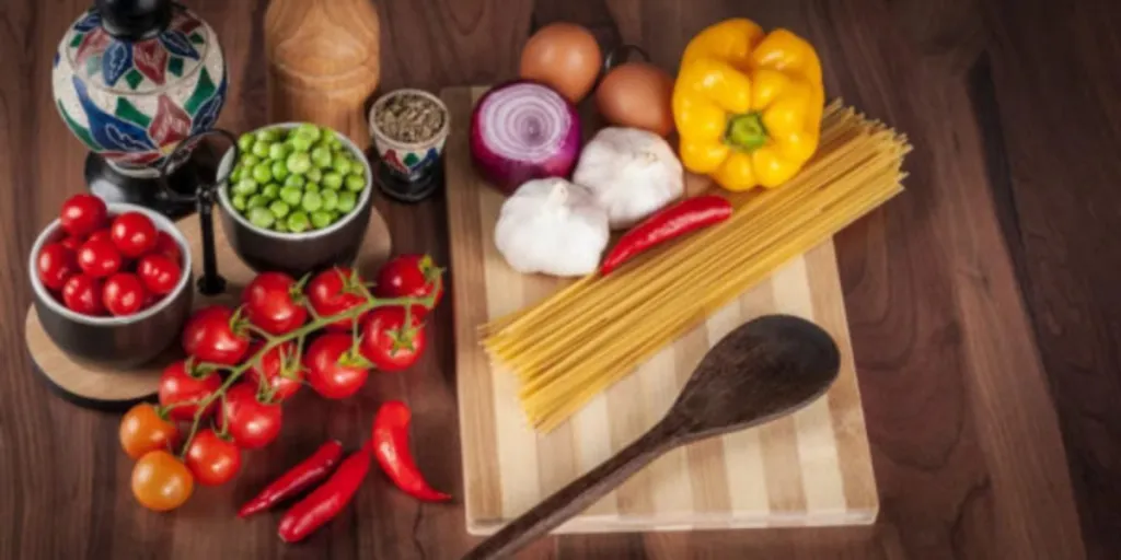 Photo of fresh food ingredients for cooking