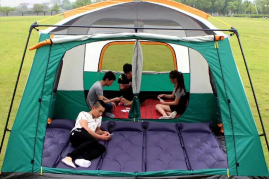 portable family cabin camping tent