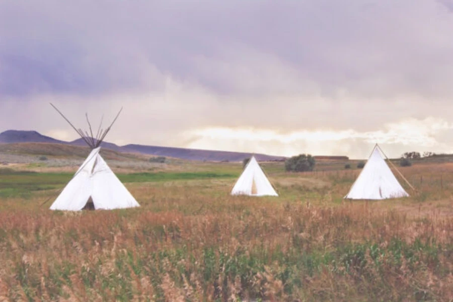 teepee açık yaz kamp çadırları