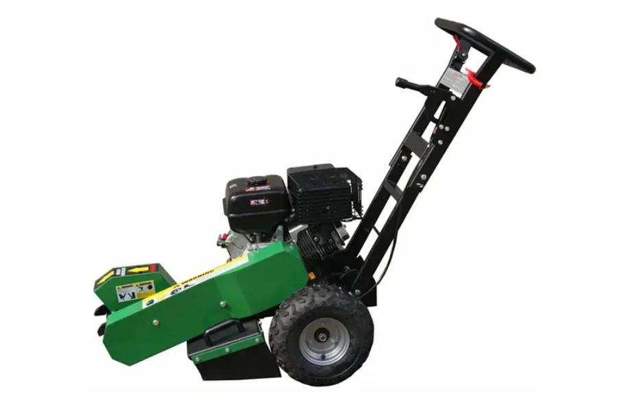 Tree stump wood waste crusher